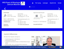 Tablet Screenshot of dr-leunig.de